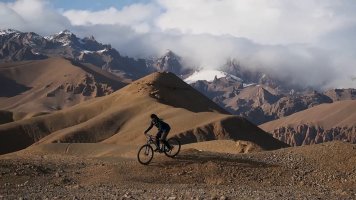 First female mountain biker in Afghanistan